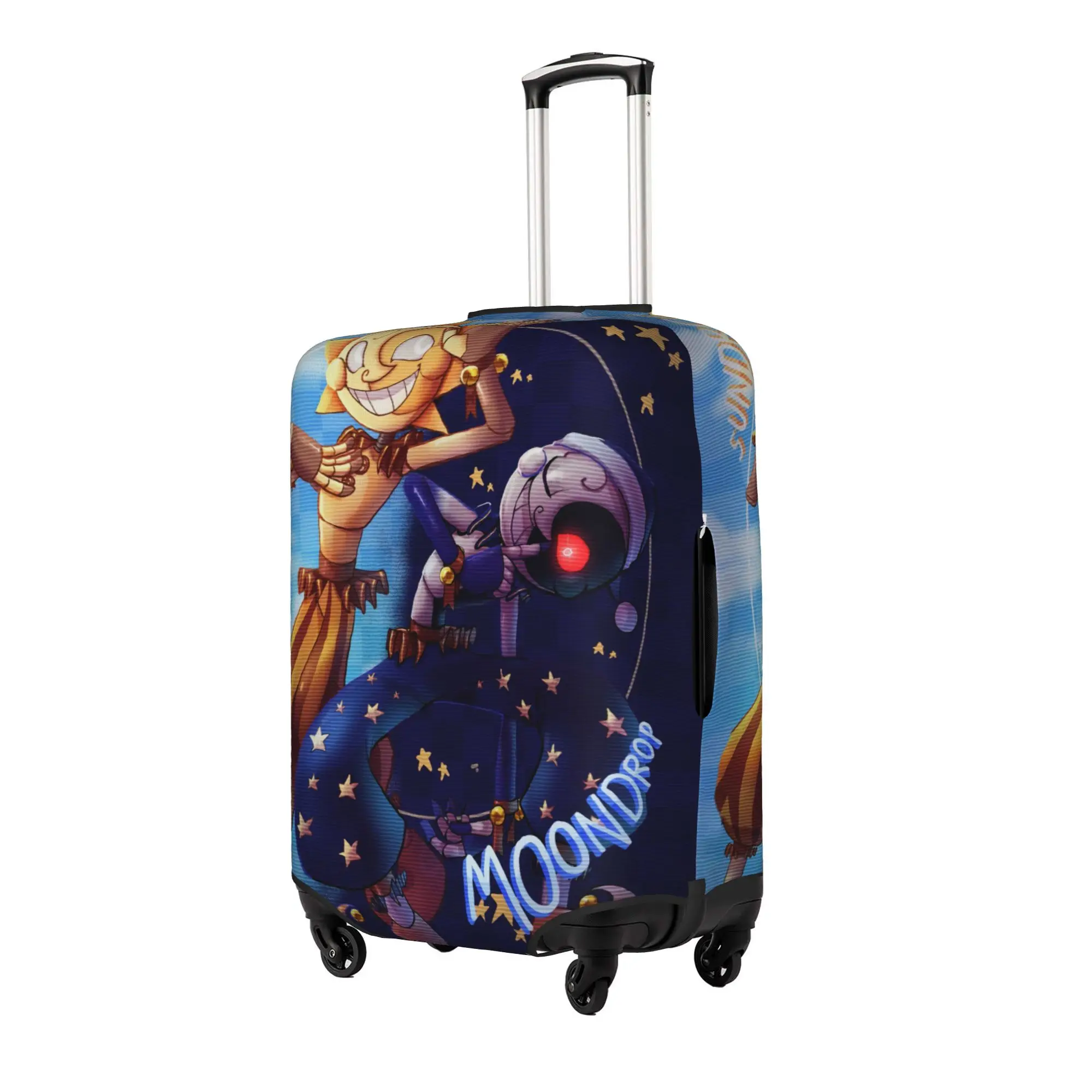 Fashion Sundrop And Moondrop Luggage Cover Protector Dust Proof Fnaf Security Breach Travel Suitcase Covers