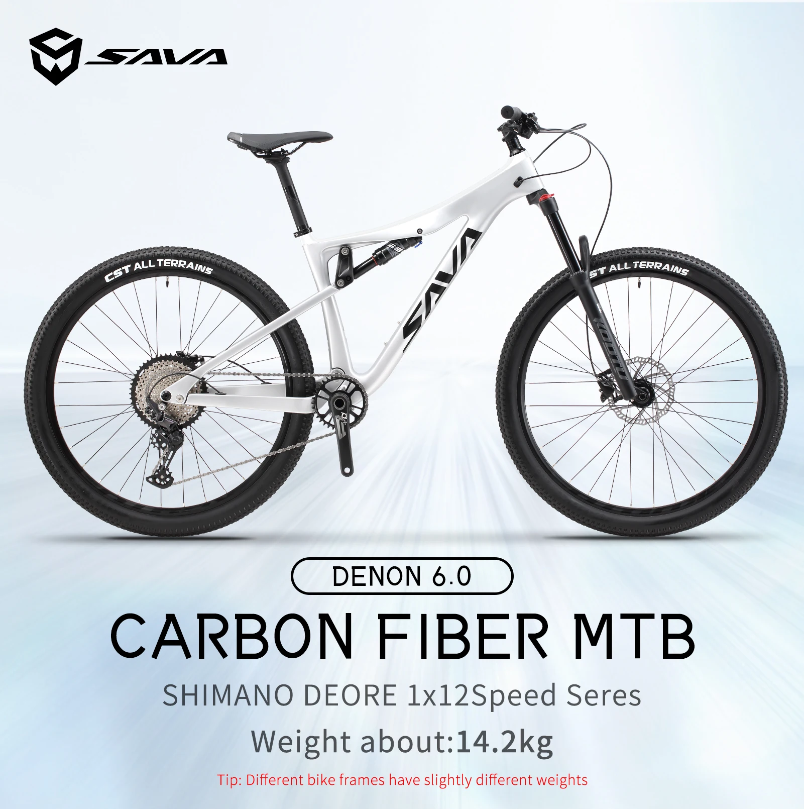 Full Suspension Mountain Bike Two Suspension Soft Tail MTB Bike Dual Suspenstion Mountain Bike Carbon Fiber Frame 1*12 Speeds