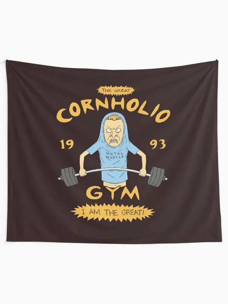 The 1990s TV Cornholio Gym Inspired Rare Artwork Tapestry Decoration For Home Decoration Home Aesthetic Decoration Tapestry