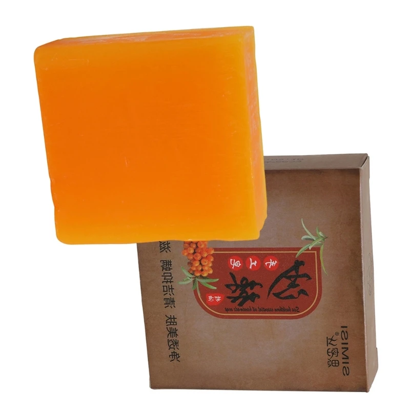 Hắc Mai Biển Xà Phòng Handmade Mặt Làm Sạch Cơ Thể Sữa Dê Dầu Hắc Mai Biển Dropshipping