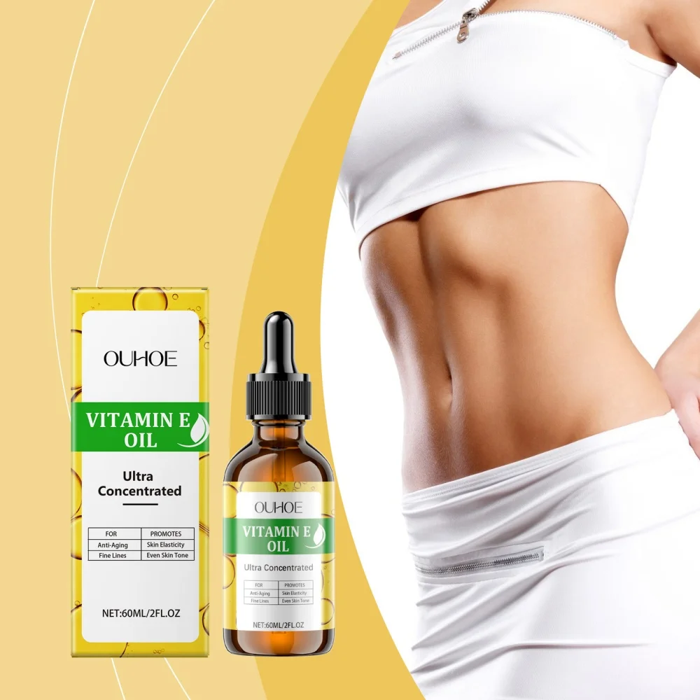 

Vitamin E oil reduces fine lines and scars, reduces acne, dryness, brightens face, and moisturizes essence oil