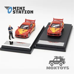 Mini Station 1:64 RX-7 Orange Fast & Furious limited499 Diecast Model Car