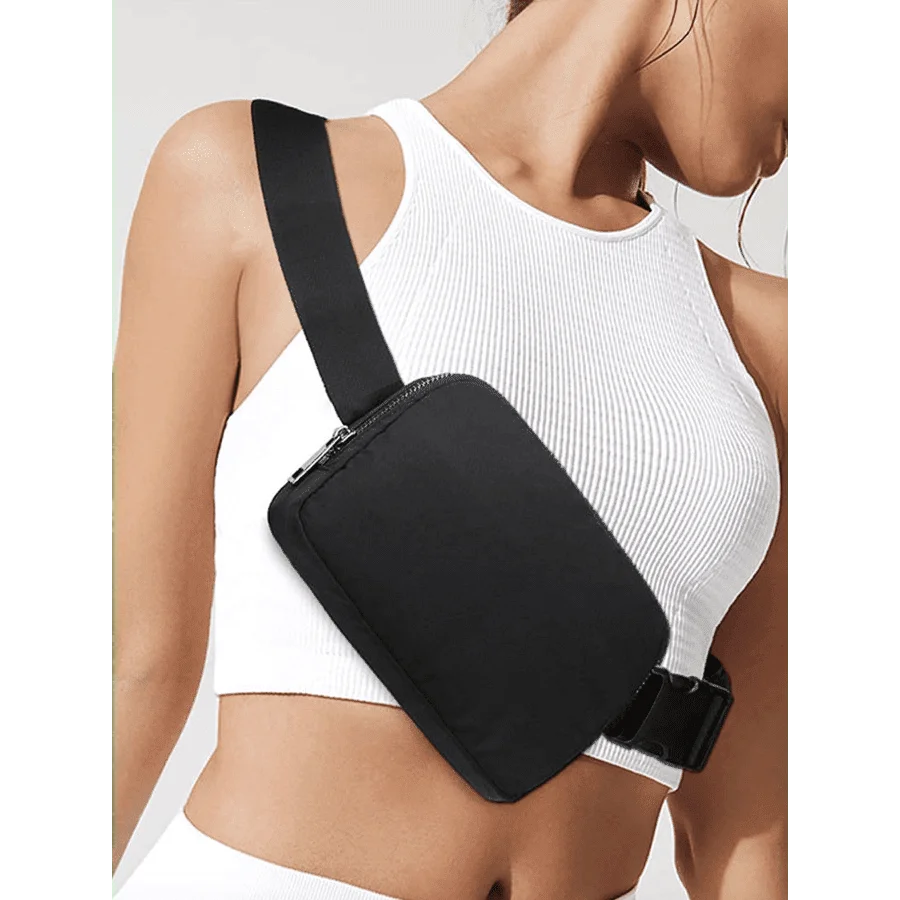 

1PC Sports waist bag/crossbody bag, suitable for running, hiking, cycling, fitness and other sports, fashionable and casual minimalism, suitable for both men and women/single shoulder crossbody bag, suitable for outdoor sports, running, travel and more