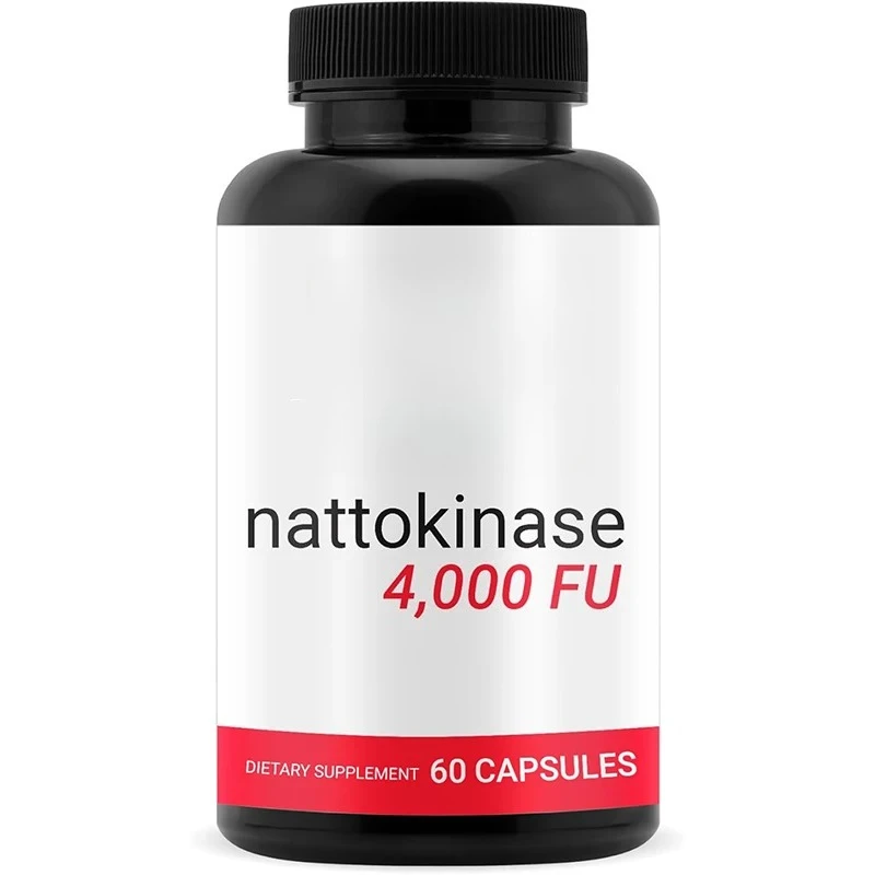 

Nattokinase Supplement -4000 FU per serving for high-quality heart health support -60 capsules