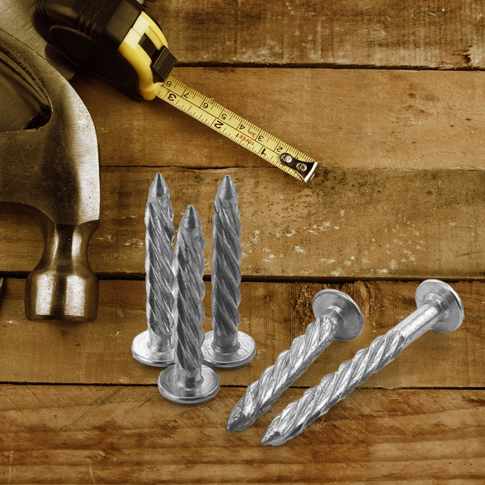

100Pcs M8x70 Expansion Nail Carpet Trim Nails Quick Install No Tools Needed Floor Fastener Screw Nails Carpet Trim Fasteners
