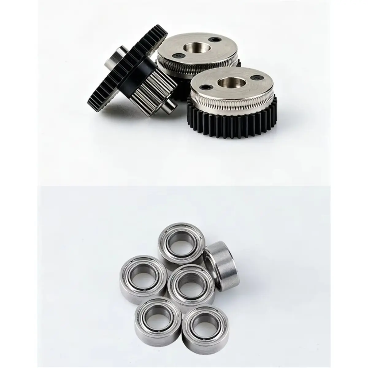 -LITE Extruder Gear Kit Hardened Steel Reduction Gear Upgraded Rolling Bearing for 1.75mm 3D Printer, No Casing
