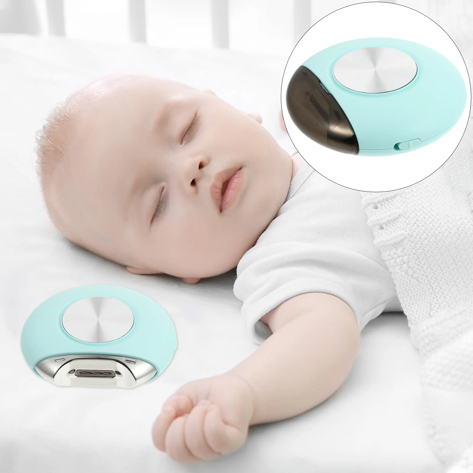 

1Set Electric Nail Cutter Comfortable Grip Easy Operate Infant Pedicure Clippers Manicure Set Electric Nail Clipper