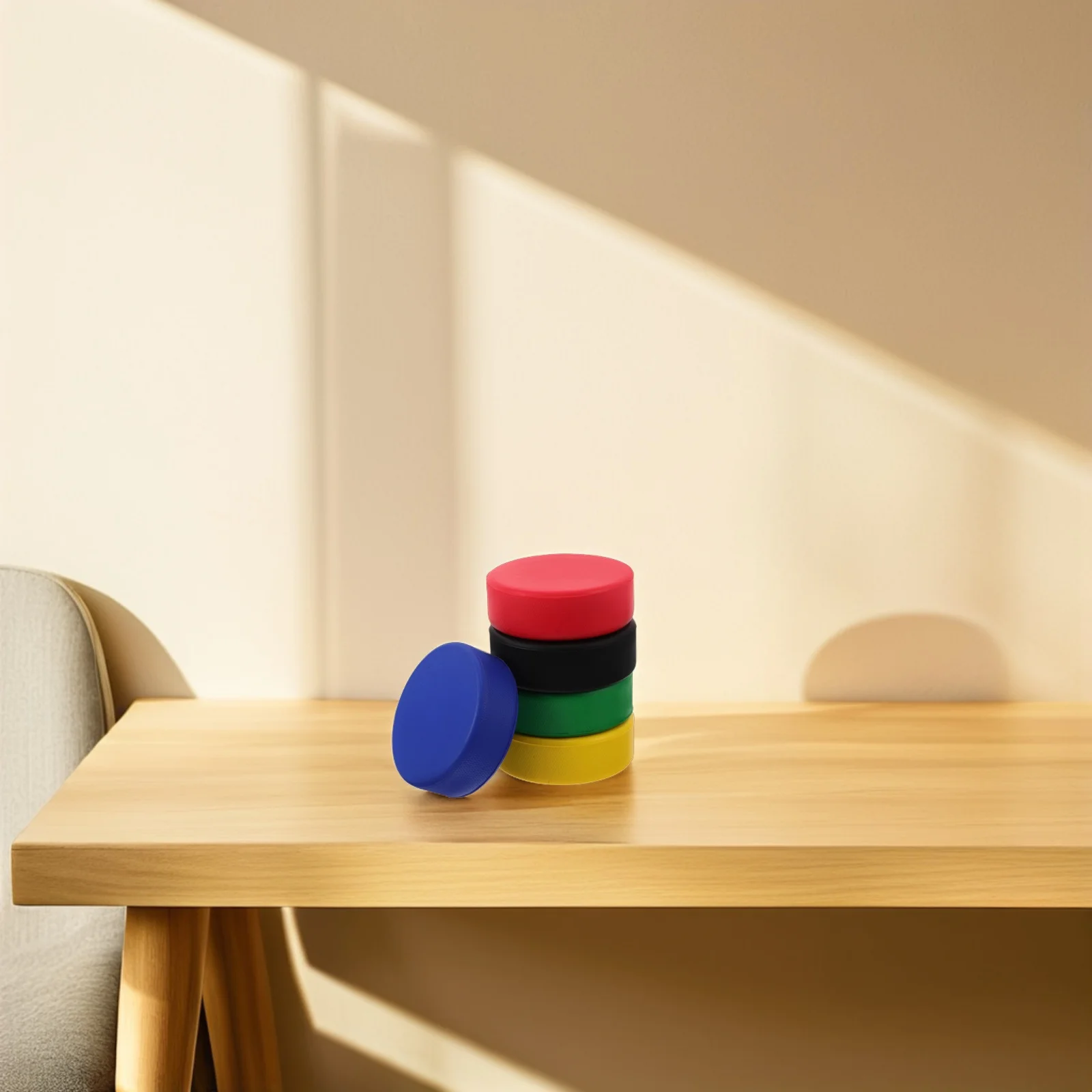 

10Pcs PU Foam Ice Hockey Pucks Soft Mini Indoor Practice Squeeze Stress Balls Relaxation Training Hockey Accessories Party