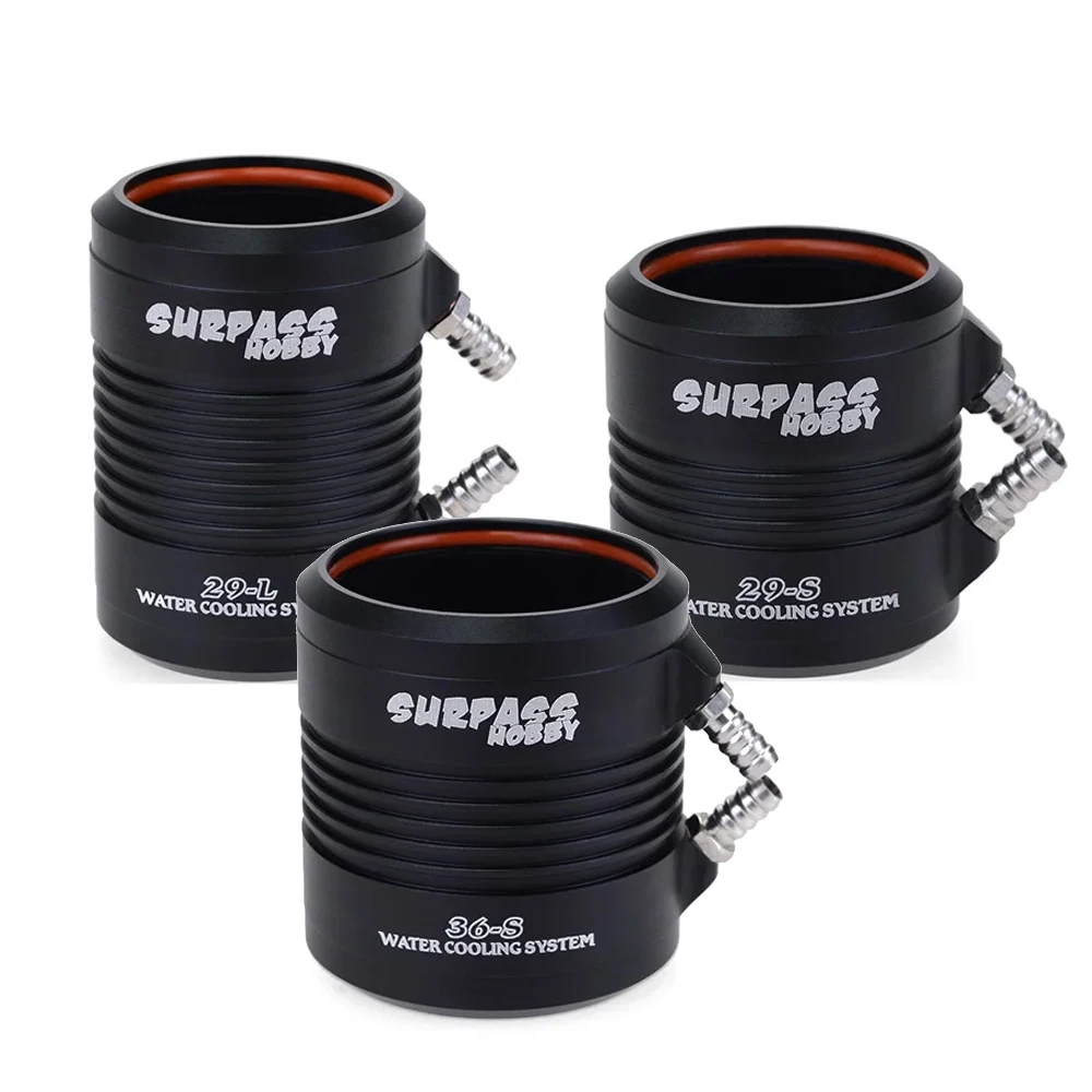 Surpass Hobby-Chaqueta de refrigeración por agua para barco teledirigido, Motor sin escobillas, BS 40A 50A 60A 80A 100A V2 2-6S ESC 2948 2958 2968 3660 3670
