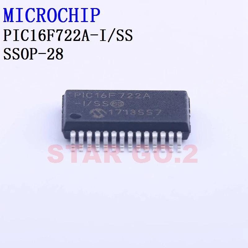 5PCSx PIC16F722A-I/SS SSOP-28 MICROCHIP Microcontroller