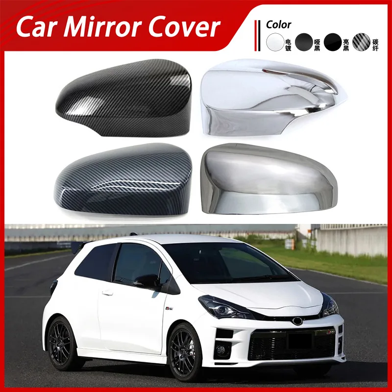 

Suitable for 11-18 Toyota Vitz XP130 reverse mirror cover, electroplated rearview mirror shell, reflective mirror decoration
