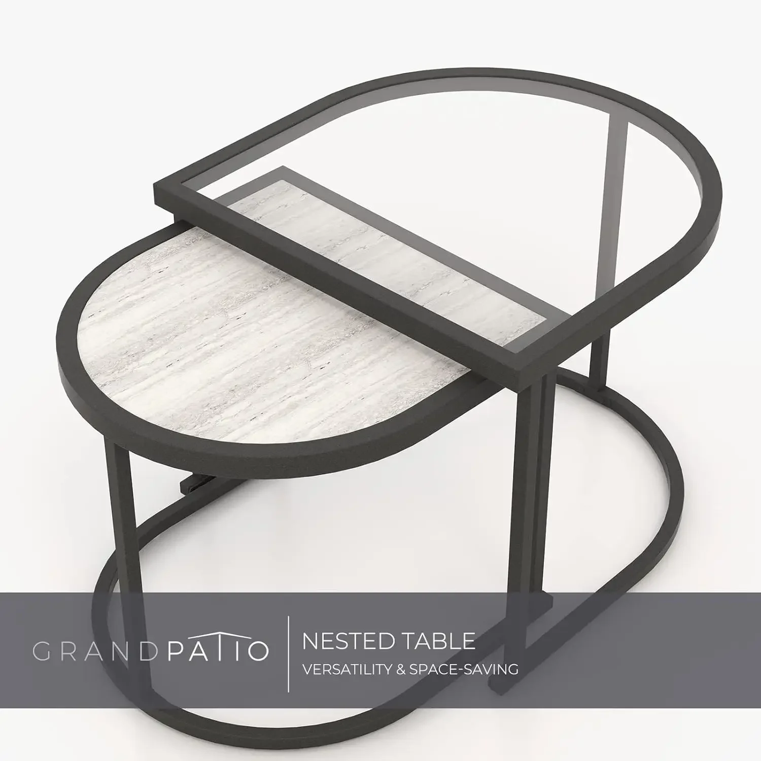 [Лучший продавец! ] Комплект плетеной уличной мебели из 6 предметов с бежевыми толстыми подушками и журнальным столиком, набор для бесед на диване в патио