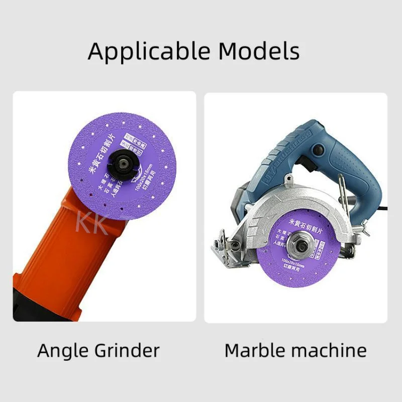 4-дюймовый фарфоровый отрезной диск, камень, гранит, мрамор, алмазный диск, 100 мм, шлифовальное лезвие, вакуумная пайка, инструменты для резки