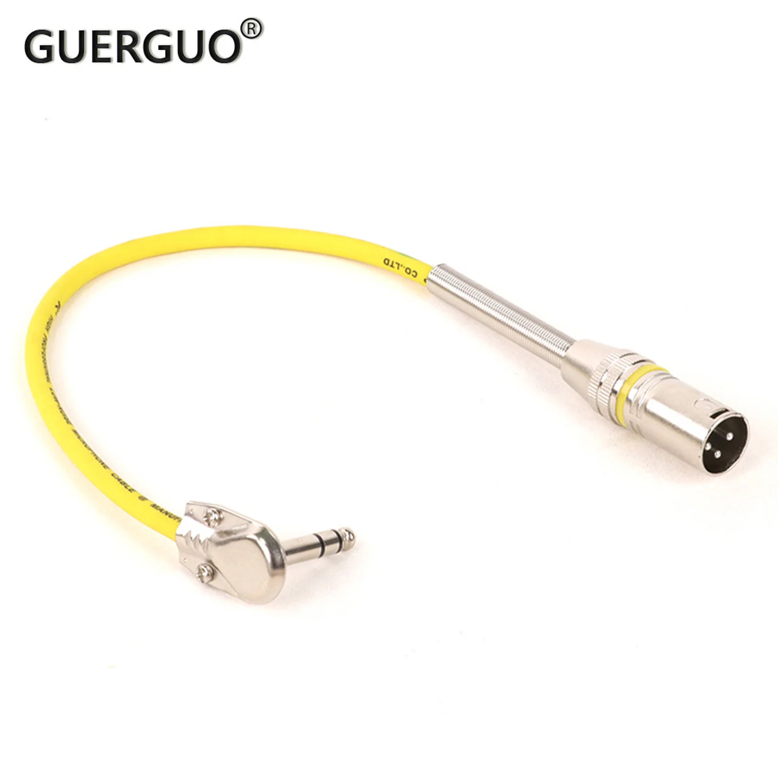 

0.3M-15M GuerGeo Multiple colors High Quality 6.35mm 1/4 Inch TRS Male Jack to 3Pin XLR Female/Male Audio Cable For Guitar