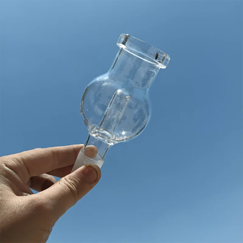 Rotary evaporator accessories splash-proof ball straight explosion-proof buffer ball flange mouth 50mm lower grinding plug 24