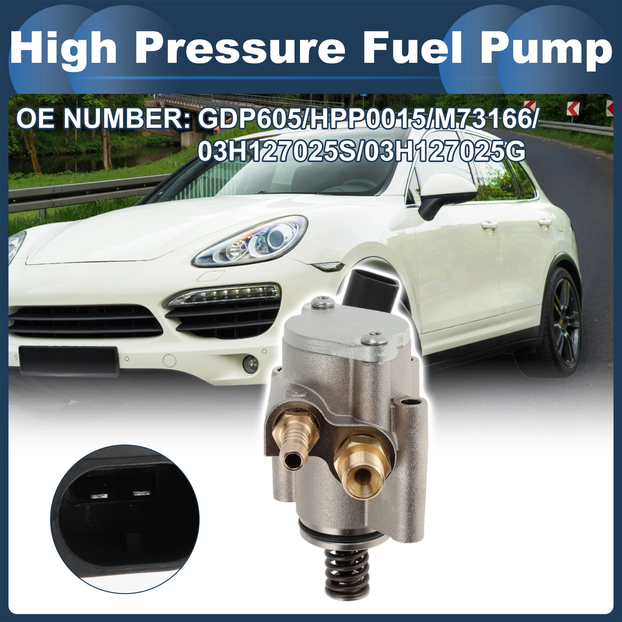 X Autohaux مضخة الوقود المضغوط العالي التلقائي لفولكس واجن أطلس كروس سبورت 2020 V6 3.6L No.03H127025S مجموعة مضخة الوقود #3