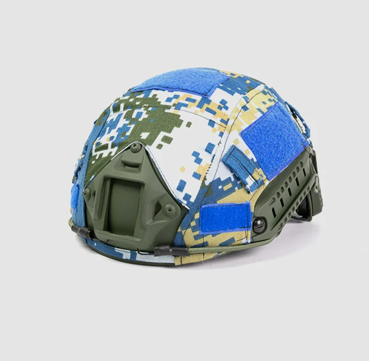 Suitable for FAST tactical helmet fabric cover hook & loop  removable protective helmet cap cover camouflage accessories