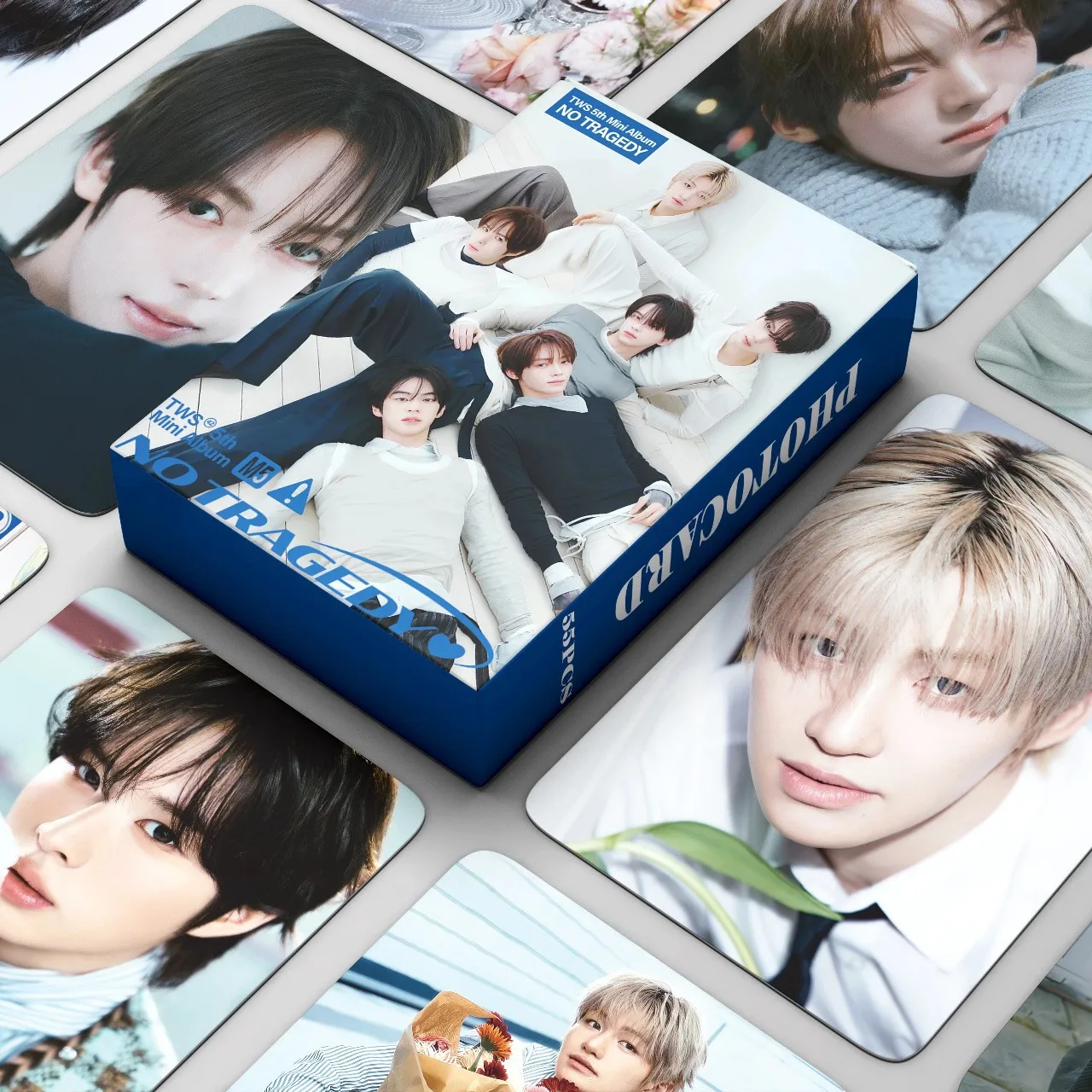55pcs TWS New Album NO TRAGEDY YOUNGJAE JIHOON Photocards Kpop Merch Lomo Cards Set Fans Collection Cards Gifts - view 3