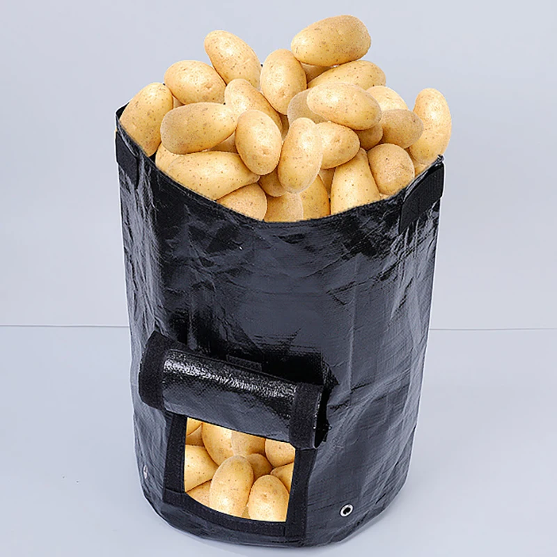 New Compost Bag Can Be Sealed Reusable Organic Fertilizer Bag Garden Gardening Leaf Bag Compost Bag