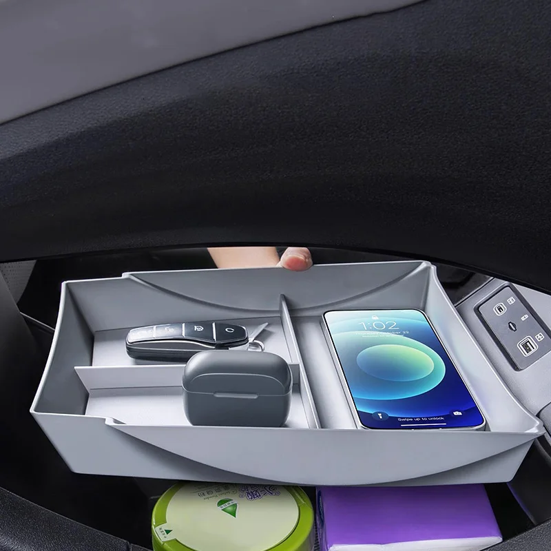 ل BYD سيليون أسد البحر 06 DM-i EV 2025 سيارة السفلى وحدة التحكم المركزية صينية تخزين صندوق منظم تعديل السيارات الداخلية