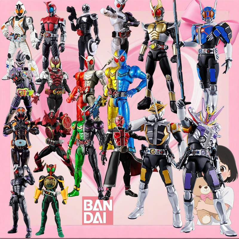 

Bandai Original FRS Tokusatsu Kamen Rider Kabuto, Kiva Form SKULL Anime Action Figure Assembly Model Toys Gifts For Children