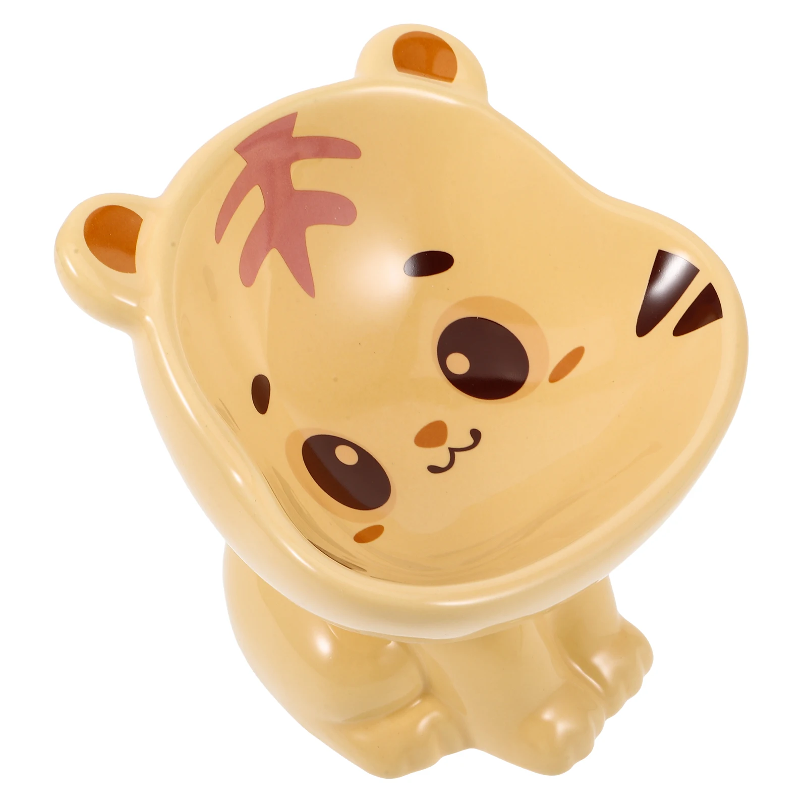 

Pet Bowl Cat Raised Food Bowls Indoor Cats Elevated Ceramic Reusable Safe Digestion Friendly Easy Clean Dry Wet Food Portion