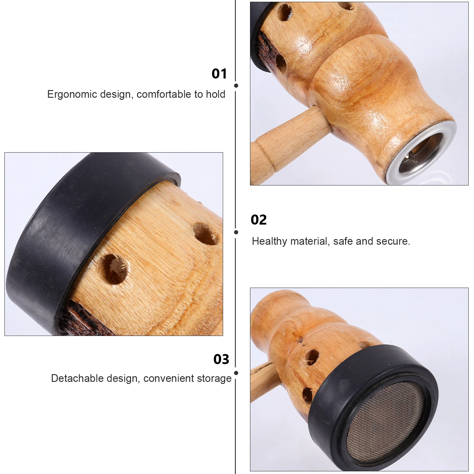 Caja de moxibustión de madera, herramienta de Moxa de calabaza portátil, dispositivo de masaje de acupuntura, palos de Moxa, quemador, suministro de masaje, 1 ud.
