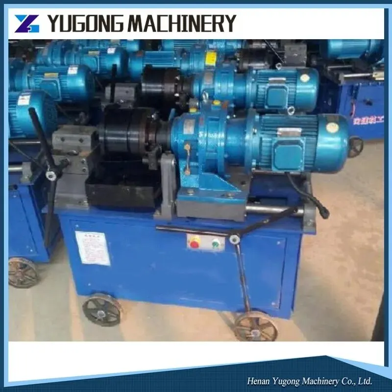 YG Top Quality High Speed 16-40mm Rebar Thread Rolling Machine For Building Construction