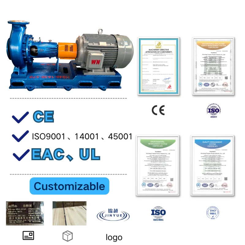 EHN Multi-material Corrosion Resistant Centrifugal Pump Premium Alloy Version for Seawater and Corrosive Liquid