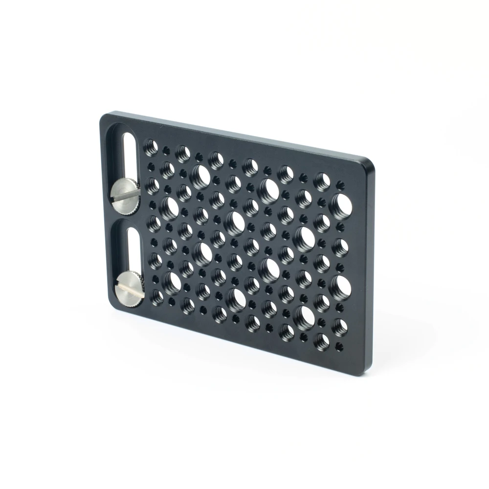 Placa adaptadora de montaje en Base de queso de 1/4 "y 3/8", fr ARRI Mini LF Pin-lock, posicionamiento de cámara, armadura, jaula, trípode