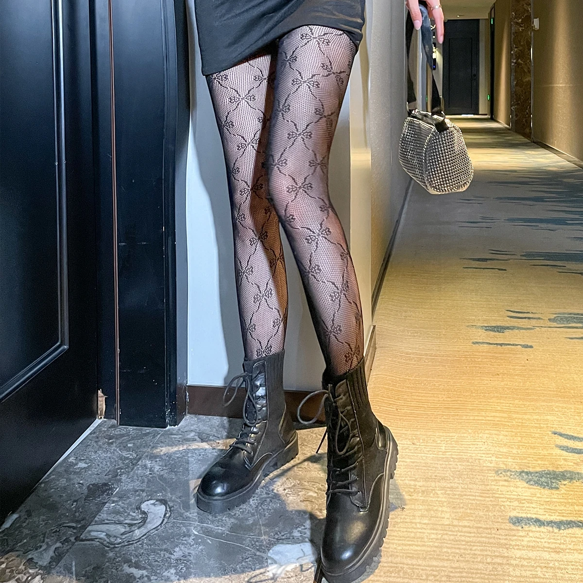 어망 레이스 할로우 코스프레 사이즈 플러스 로리타 그물 양말, 귀여운 어망 애호가 란제리 메쉬 네트워크 댄스 속옷 건강