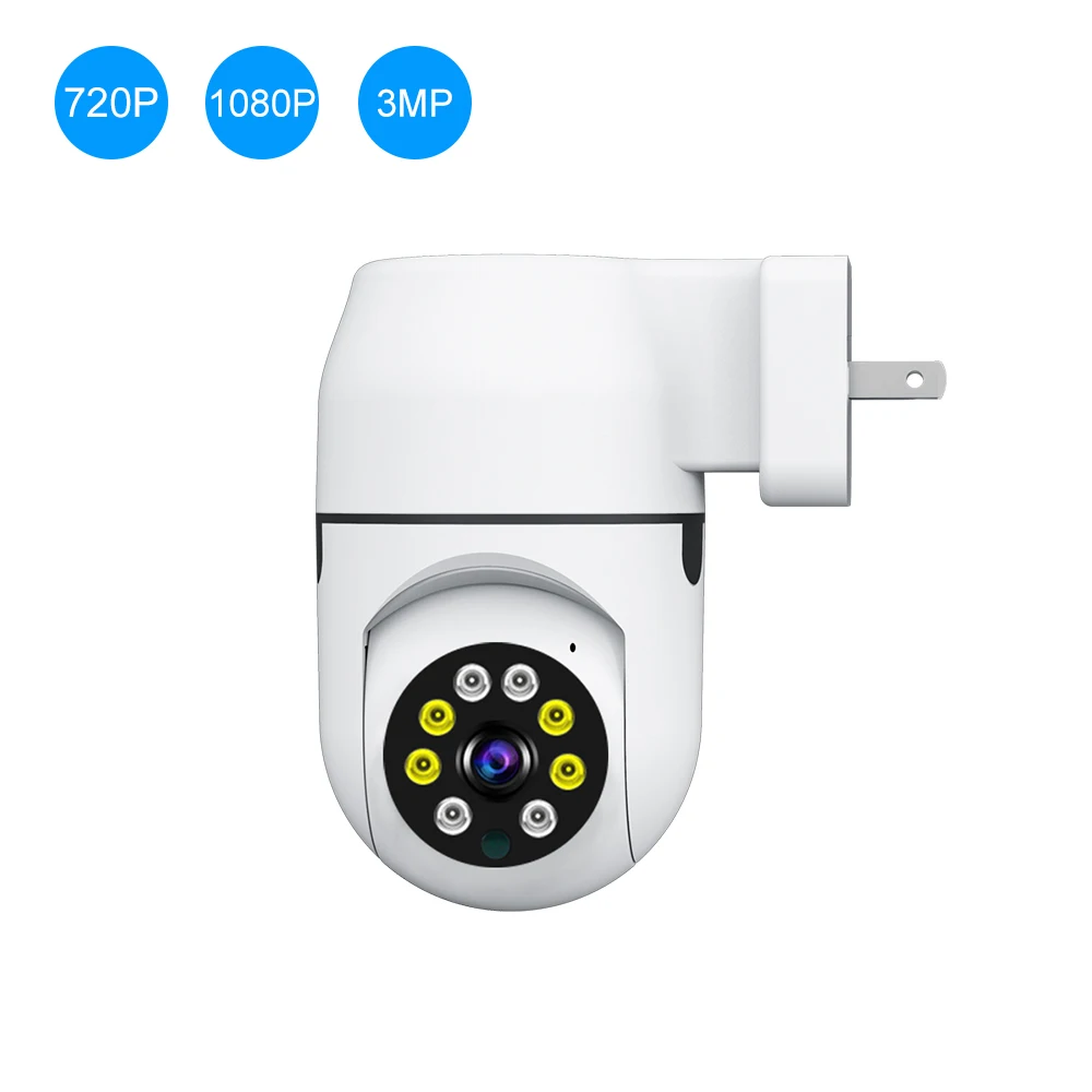 2MP 1080P YILOT APP US/EU/UK Plug P2P nirkabel PTZ IP kamera kubah penuh warna penglihatan malam keamanan rumah CCTV Monitor bayi