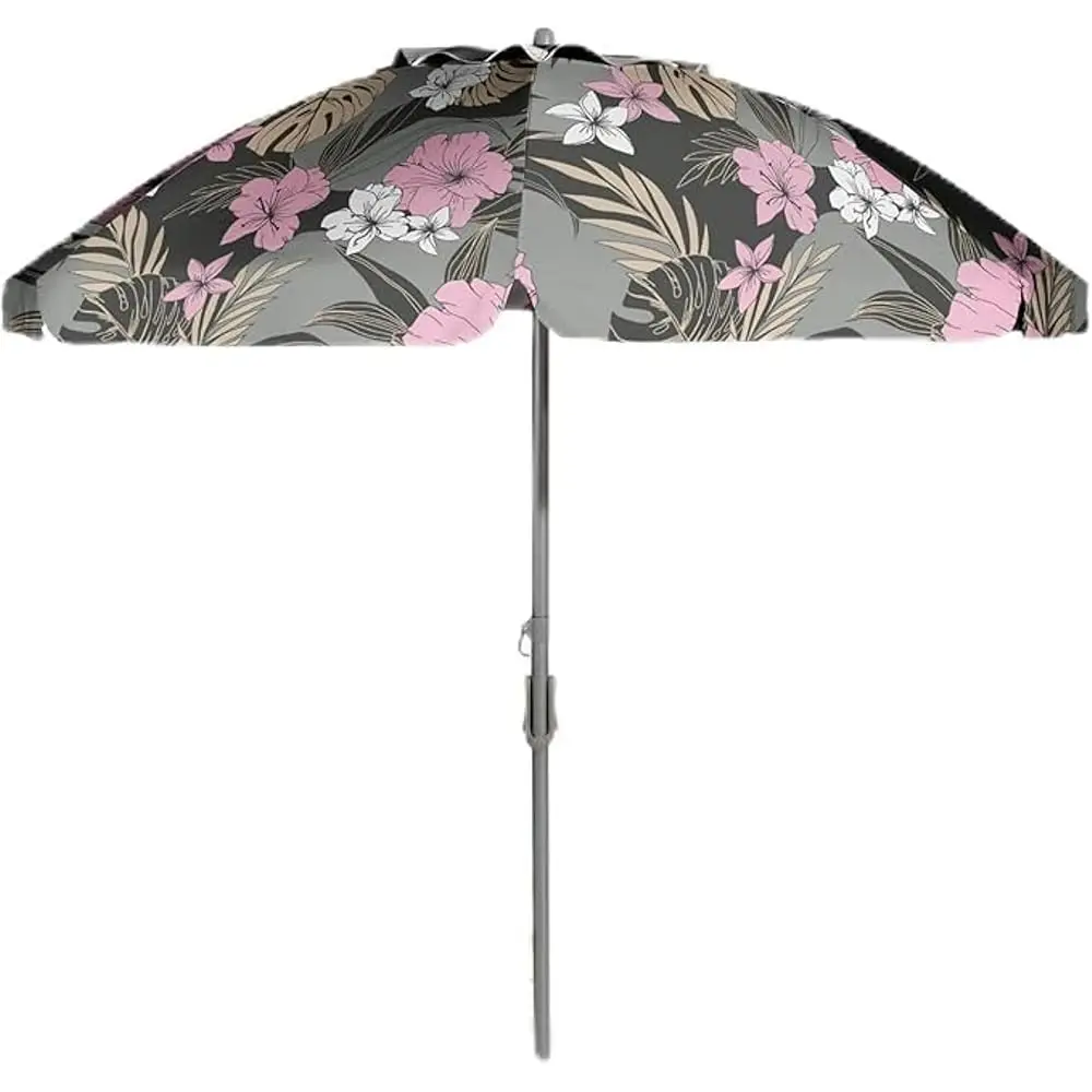 

Beach Umbrella With Uv 50+ Sun Protection – Adjustable Tilt, Windproof Design, Lightweight Portable Umbrella With Carry Bag –