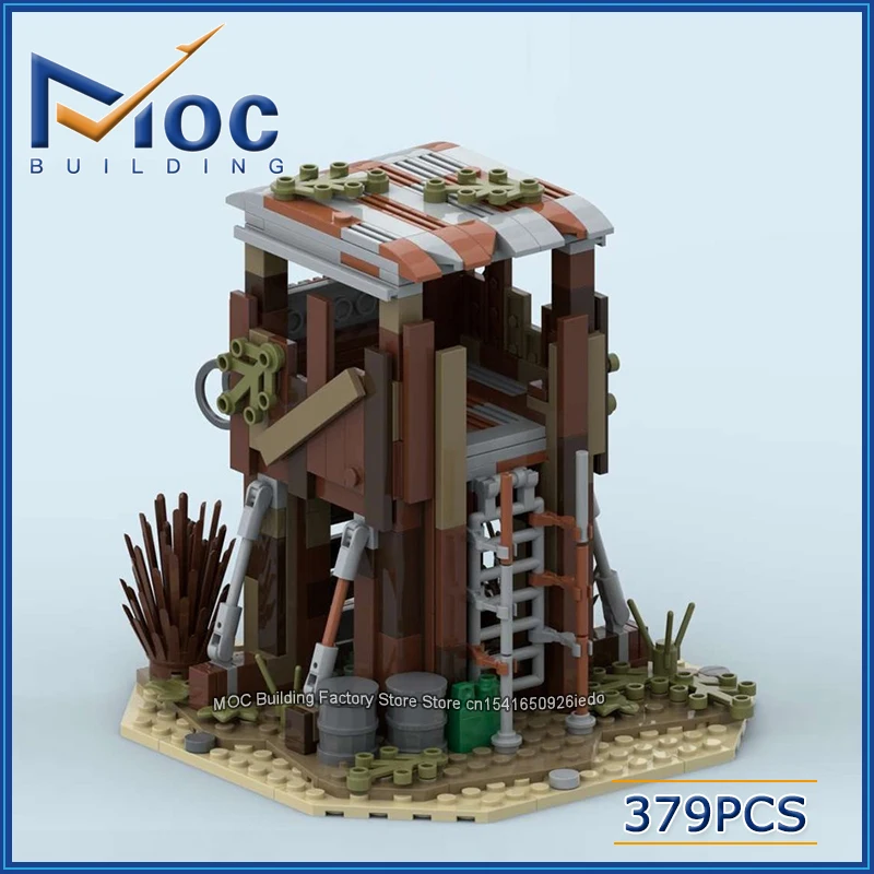 

MOC Building Blocks Castle Series Modular Watchtower Scene Model DIY Assemble Brick Collection Display Toy Creative Holiday Gift