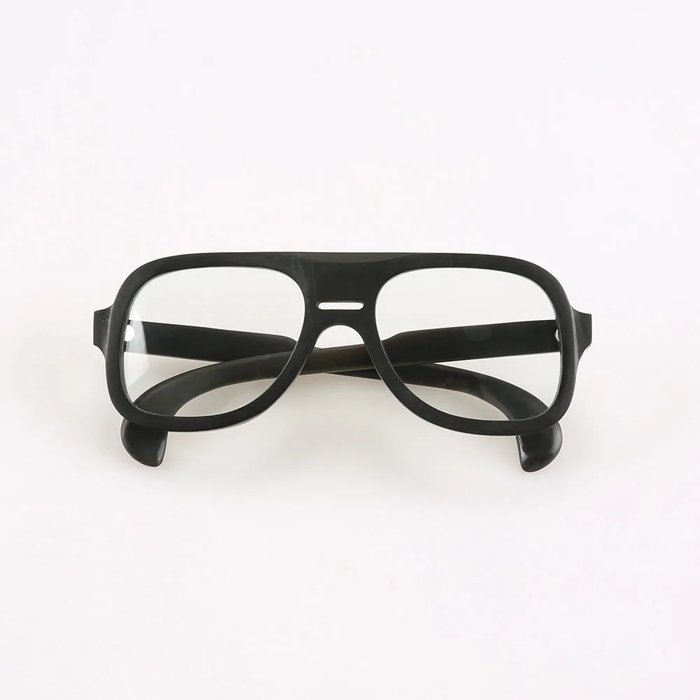 Eyeglass Frames Oversize Pilot Double Bridge Vintage Lenses Eyeglasses Handmade Buffalo Horn Prescription Man Glasses Frames