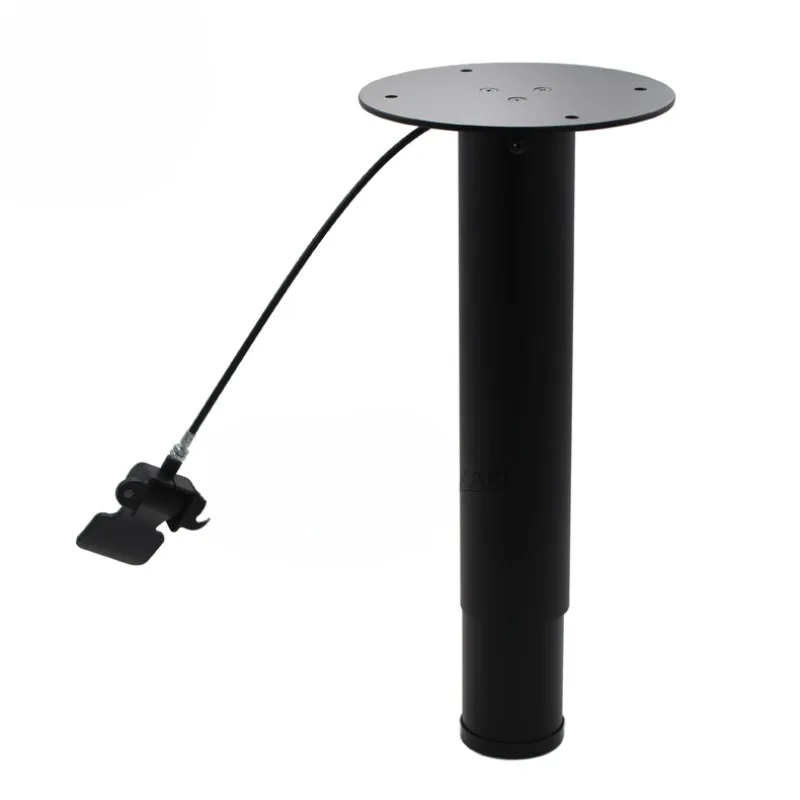 Coffee table wire-controlled lifter pneumatic vertical random stop lifting hardware multi-function pressing rod manual