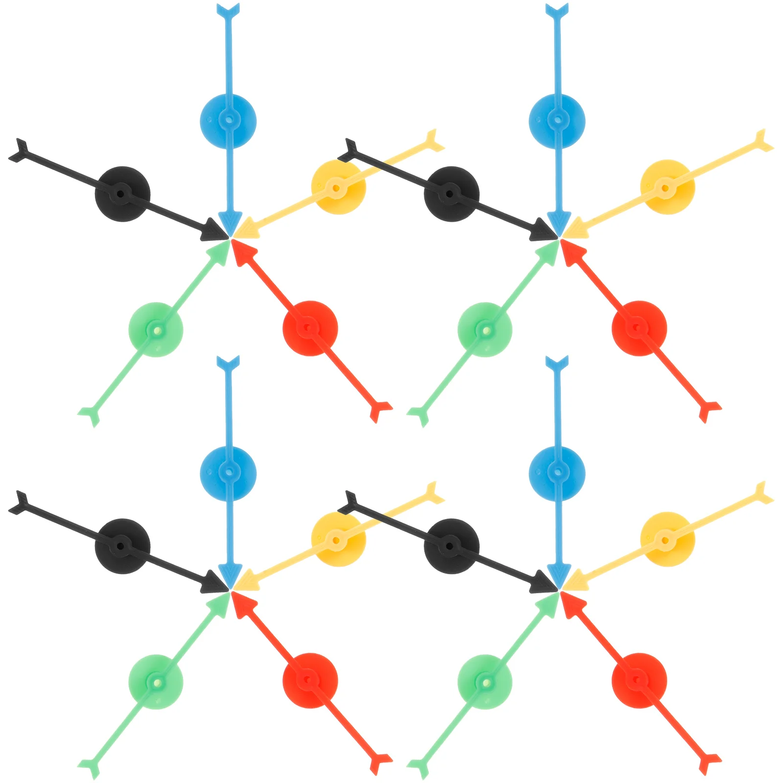 

25 шт., пластиковые спиннеры для игр со стрелками, пластиковые спиннеры для настольной игры, аксессуары для лотерейных колес, спиннеры для стрел, пластиковые игровые стрелы