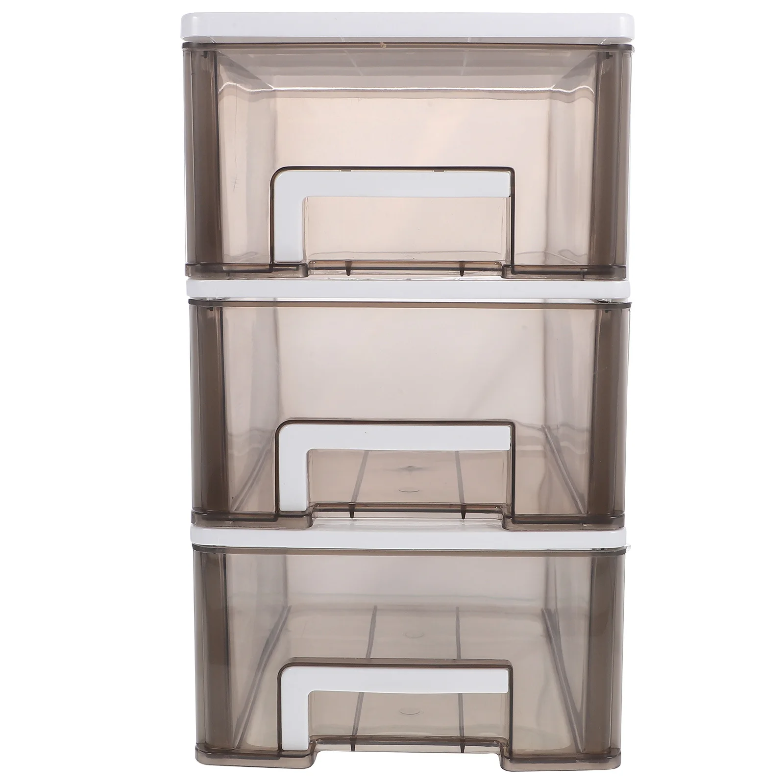 

Three-Layer Drawer Type Storage Box Plastic Cabinet Portable Dustproof Desktop Organizer Sundries Holder Organizer