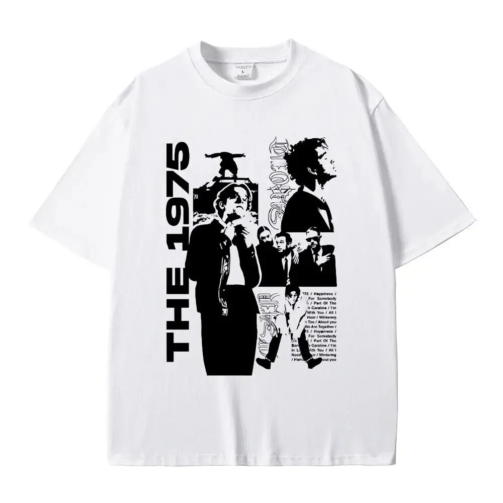 Rock Band The 1975 Being Funny in A Foreign Language Print T shirt Matty Healy G