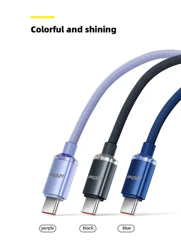 120W PD Type C Cable Super Fast Charger Cord Quick Charge USB C Cables Phone Charger For Samsung Xiaomi Huawei