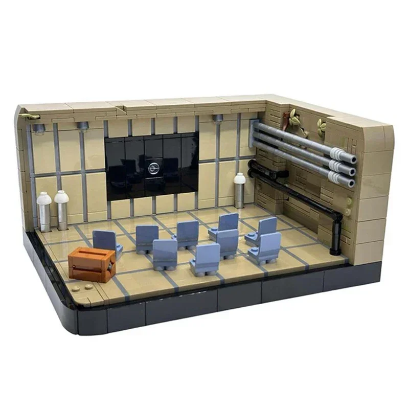 Star Film Modell Moc Gebäude Ziegel Rebel Basis Briefing Zimmer Technologie Modulare Blöcke Geschenke Weihnachten Spielzeug DIY Sets Montage