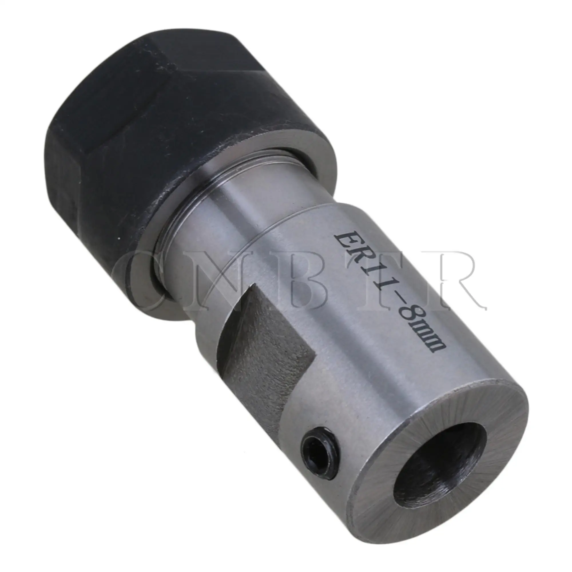 CNBTR Precision 8mm ER11 Silver Collet Chuck Motor Shaft Extension Rod
