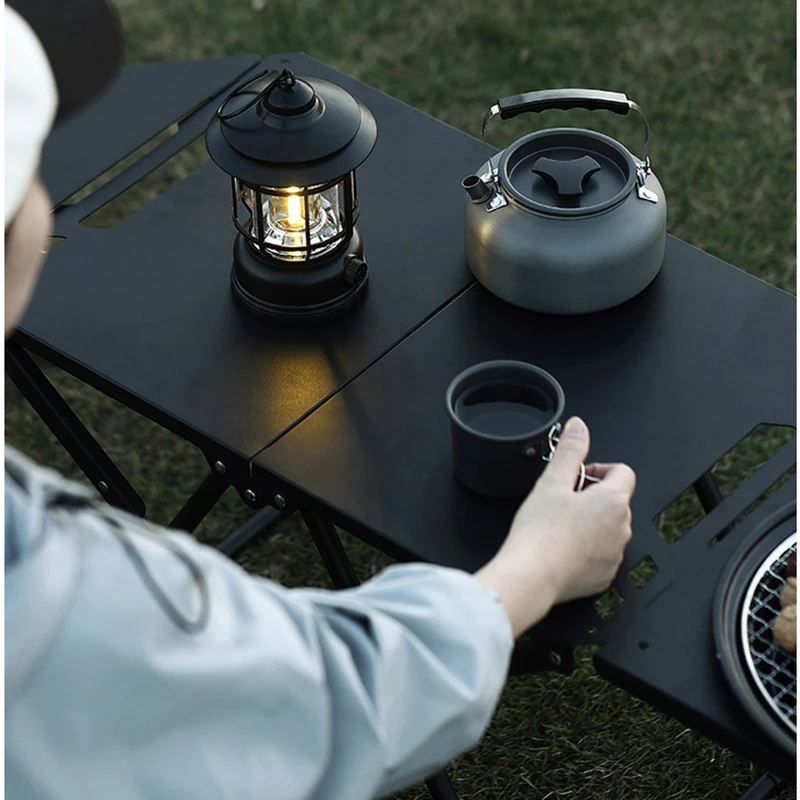 IGT테이블 초경량 접이식 캠핑테이블 블랙 야외용 가구 휴대 가방포함  58*36*40cm - 2