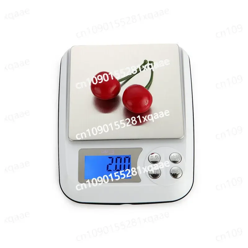 0.01G Kitchen Scale, Small Table  Baking Electronic Kitchen  Stainless Steel Electronic Scale