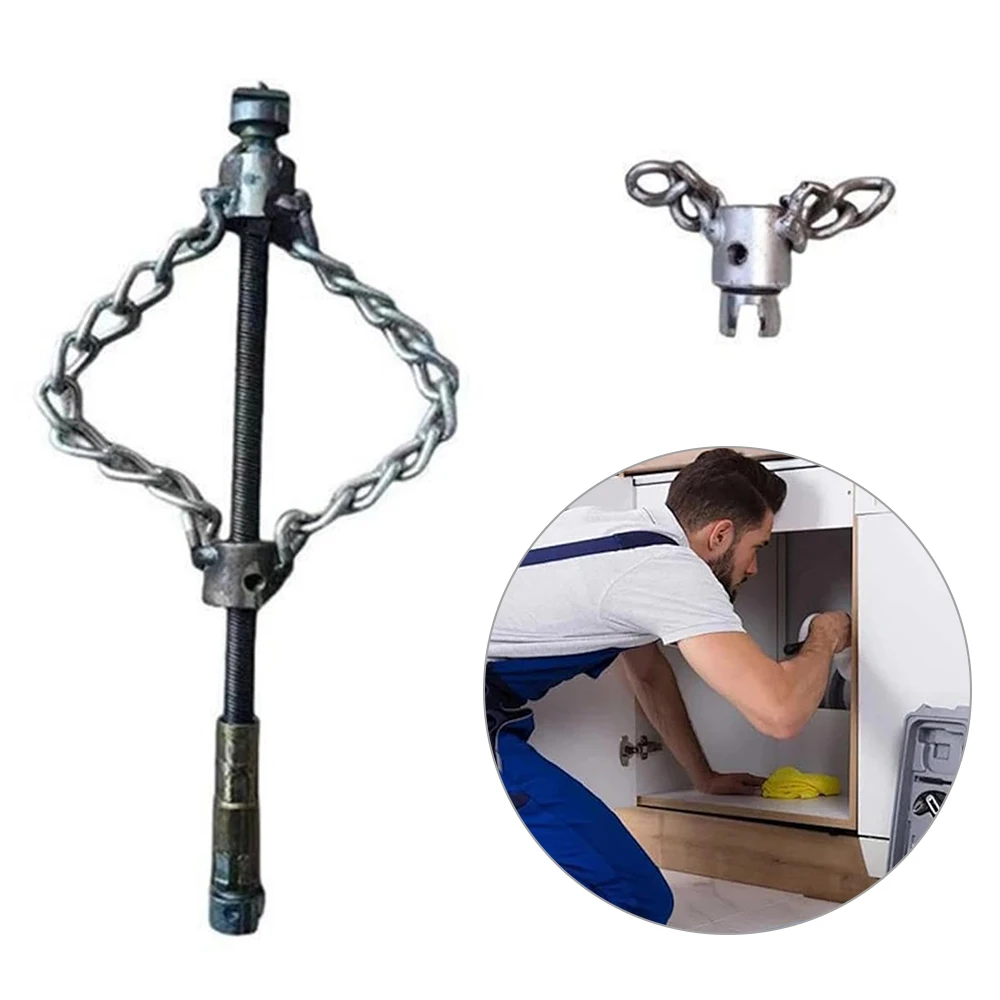 

Flex-Shaft Sewer Descaling Chain Multi-Purpose PVC Pipe Dredger Push-type Rotary Cable Sewer Maintenance Tool