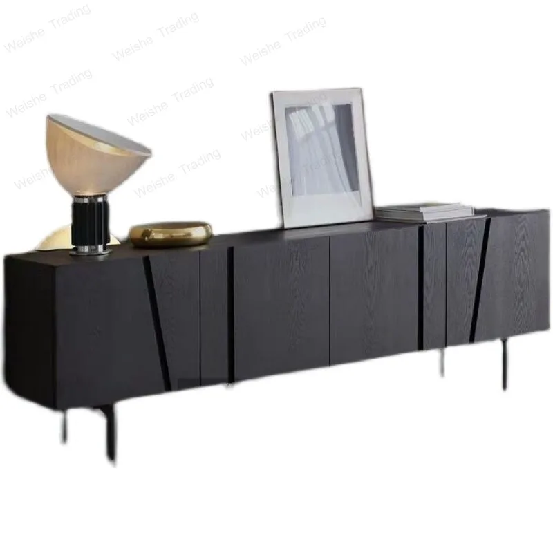 

Master Design Creative Edge Cabinet TV Cabinet Black Oak TV Cabinet Model Room Living Room Customization