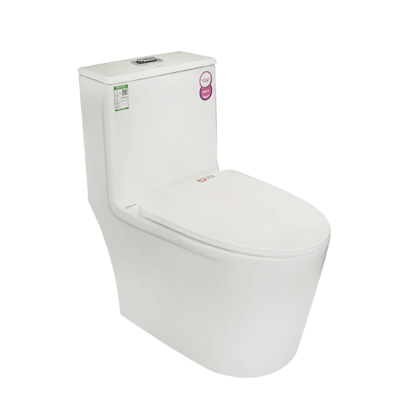 

Современные высококачественные цельные керамические туалеты для ванной комнаты, удлиненная форма чаши с двойным смывом для дома и отелей