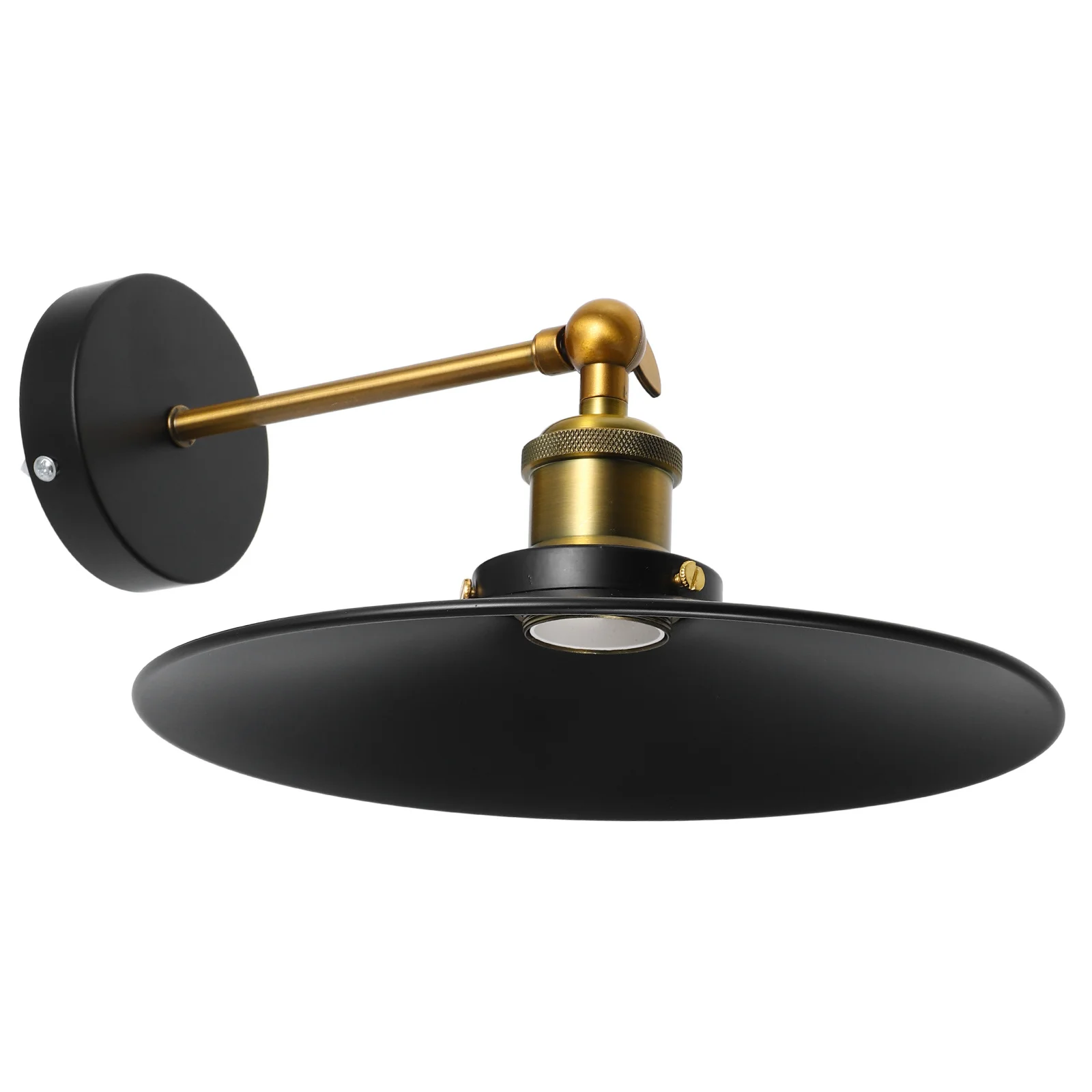 

Vintage Creative Wrought Iron Wall Lamp Black Bedside Corridor Lighting for Home Bar Hotel Cafe Indoor Wall Lamp