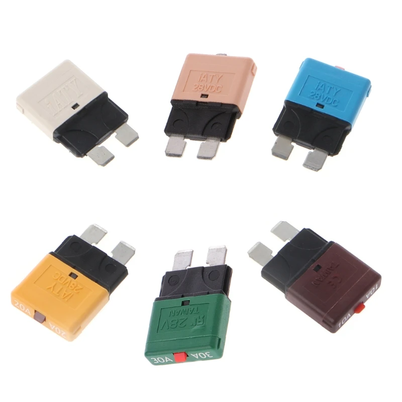 28V Type Automatic Reset Circuit Breakers Low ATC/ATO Breaker 12V T1 5A 10A 15A 20A 25A Drop shipping