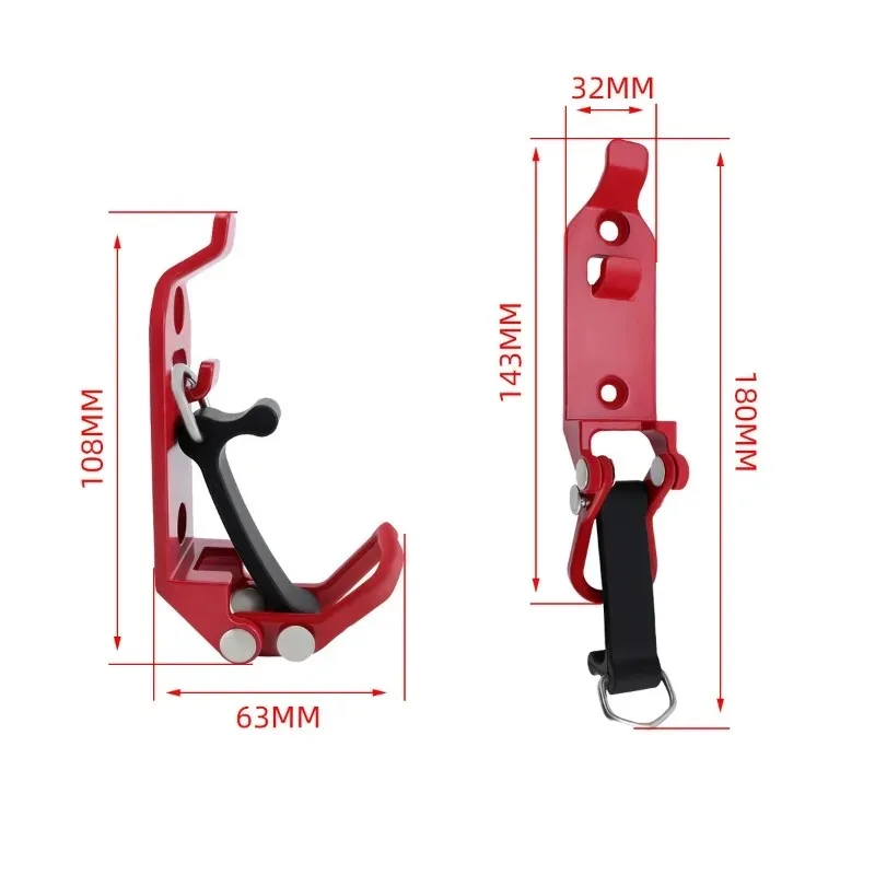 2 Buah Kit Pemasangan Lepas Cepat untuk Rak Atap - Dapat Dipasang di Dinding Baru